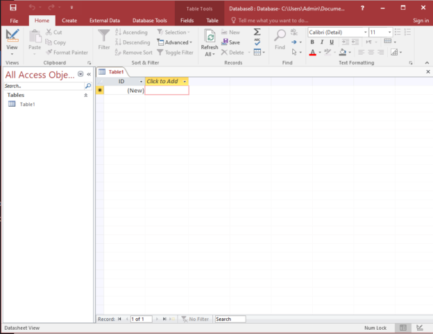 INTRODUCTION TO DATADASE [ Microsoft Access ] - Exinet Academy