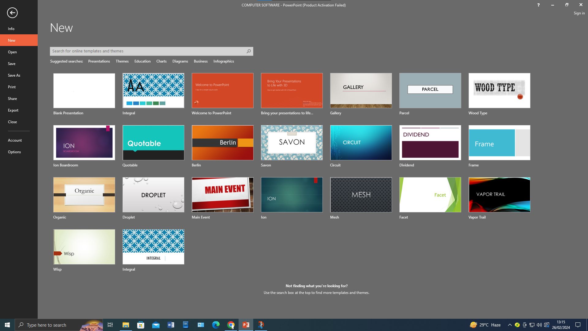 PROGRAM OINTERFACE