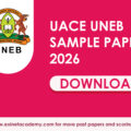 2026 UACE UNEB Sample Papers and Scoring Guides PDF cover page for all subjects