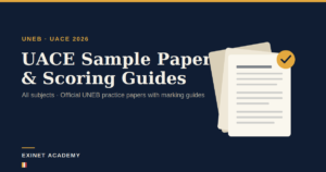 2026 UACE Sample Papers & Scoring Guides – All Subjects (Free PDF)