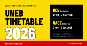 New UNEB Timetable 2026: Final UCE & UACE Exam Dates (Official)